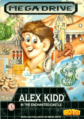 Alex Kidd in the Enchanted Castle (Europe) (Rev A) box cover front